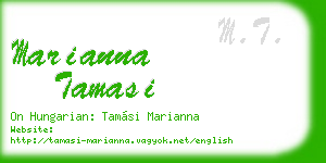 marianna tamasi business card